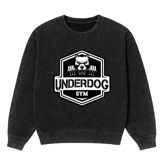 Pittbull - Underdog GYM Mineral Wash Sweatshirts