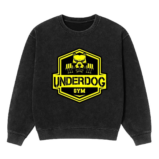 Pitbull - Underdog GYM Mineral Wash Sweatshirts