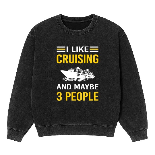 3 People Cruising Cruise Mineral Wash Sweatshirts