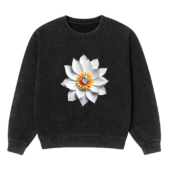 Diamond Blossom Mineral Wash Sweatshirts