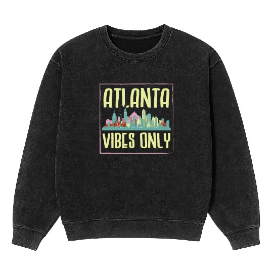 Atlanta City Georgia USA America United States Mineral Wash Sweatshirts