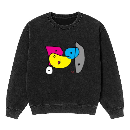 Bouldering Grips4 Mineral Wash Sweatshirts