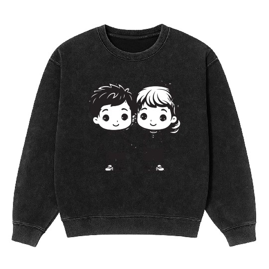 Friendship Day Mug transformed Mineral Wash Sweatshirts