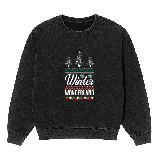 Winter Wonderland Mineral Wash Sweatshirts