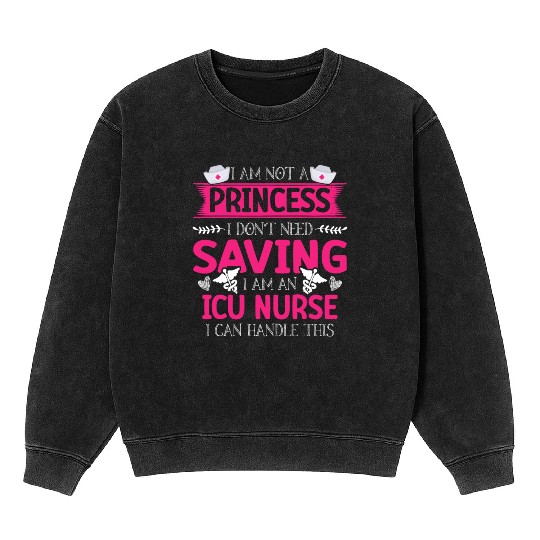 Registered Nurse RN Medical Hospital Healthcare Mineral Wash Sweatshirts