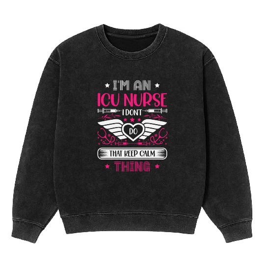 Registered Nurse RN Medical Hospital Healthcare Mineral Wash Sweatshirts