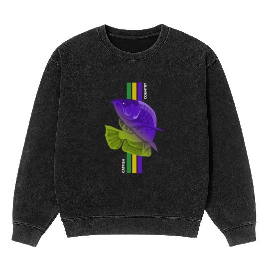 Catfish Country Mineral Wash Sweatshirts