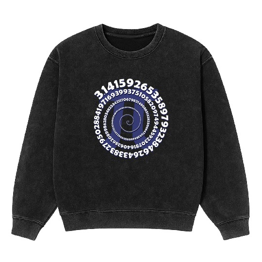 3.14 Math Teacher Pi National Day Mineral Wash Sweatshirts Geek Nerd