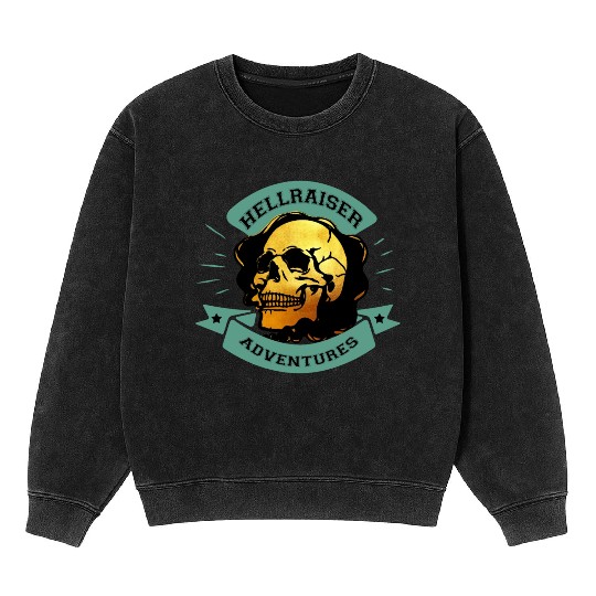 Gilded Skull Hellraiser Adventure Mineral Wash Sweatshirts