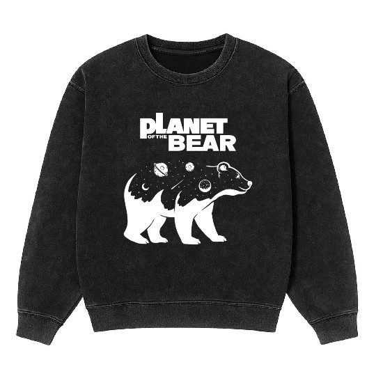 Planet of the Bear Mineral Wash Sweatshirts