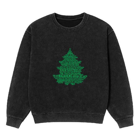 Heavenly Harvest: Tree of Jesus NamesTee Mineral Wash Sweatshirts