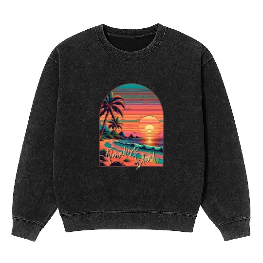 Paradise Island Mineral Wash Sweatshirts