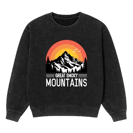 Great Smoky mountain Mineral Wash Sweatshirts