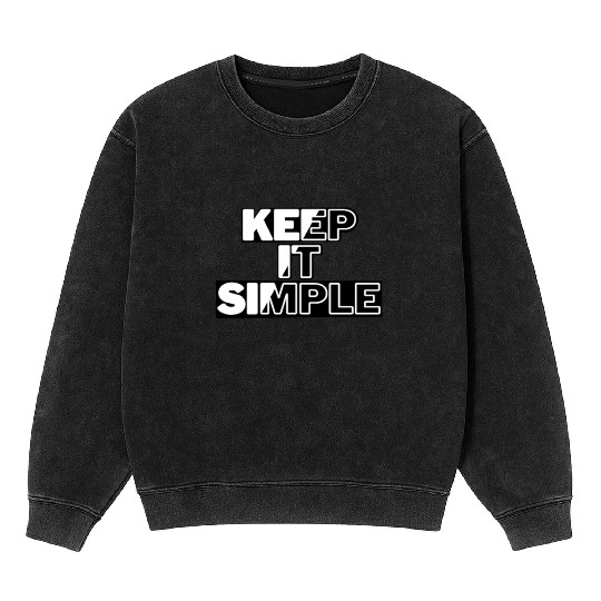 keep it simple Mineral Wash Sweatshirts