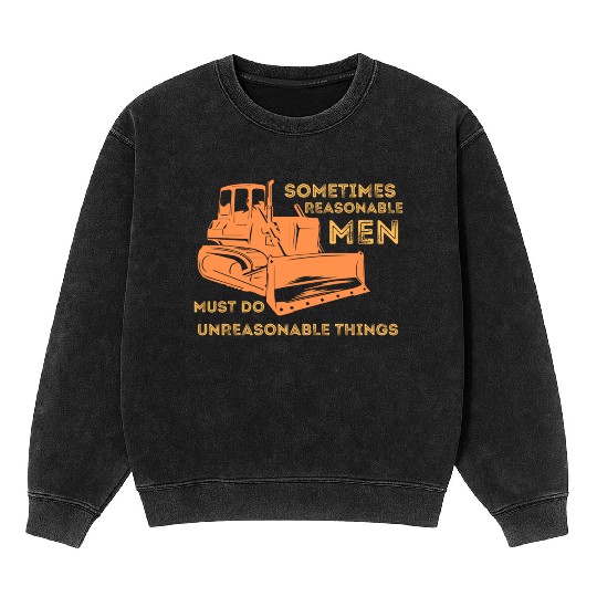 Killdozer sometime Reasonable Men Must Do Mineral Wash Sweatshirts