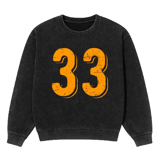 33 Number Vintage Hey Arnold Mineral Wash Sweatshirts