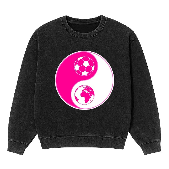 soulofsoccer joyful balance Mineral Wash Sweatshirts