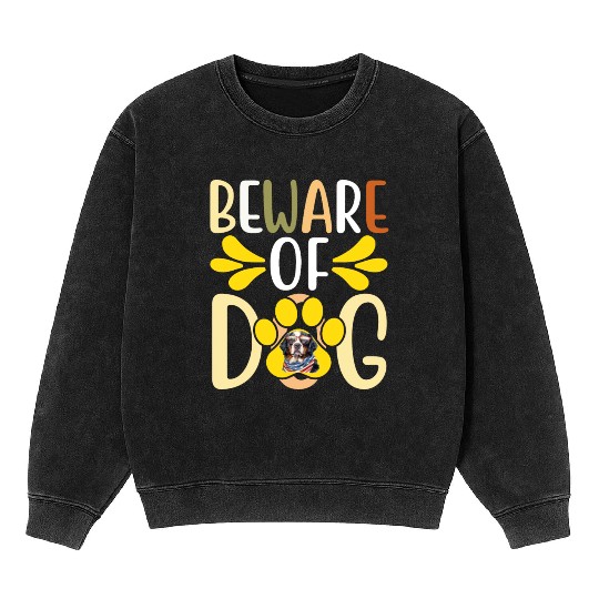 Beware Of Dog Mineral Wash Sweatshirts