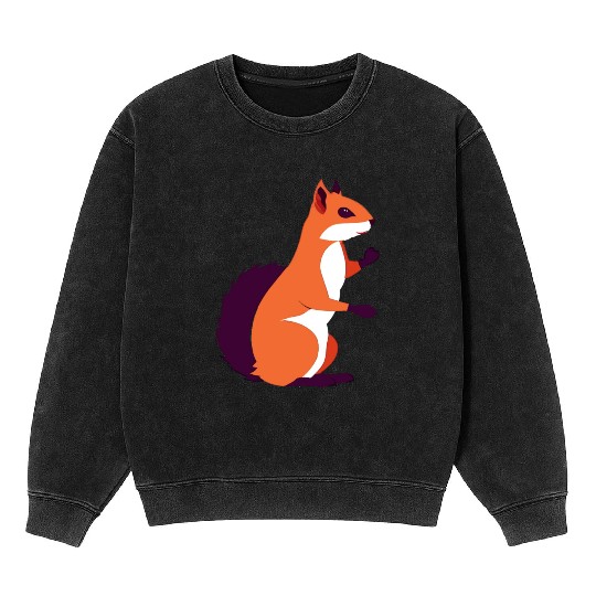 Squirrel Mineral Wash Sweatshirts