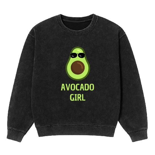 Avocado Girl Mineral Wash Sweatshirts