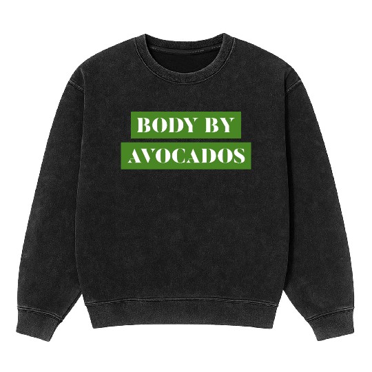 Body by Avocados Avocado Gym Mineral Wash Sweatshirts