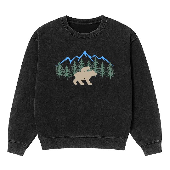 Bears: Family Love Mineral Wash Sweatshirts