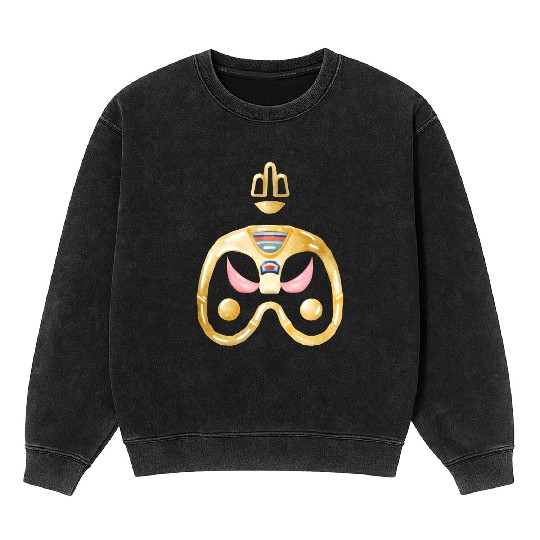 Egyptian Gold Jewelry Retro Video Game Controller Mineral Wash Sweatshirts