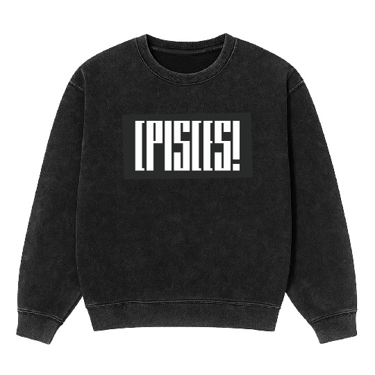 pisces zodiac Mineral Wash Sweatshirts