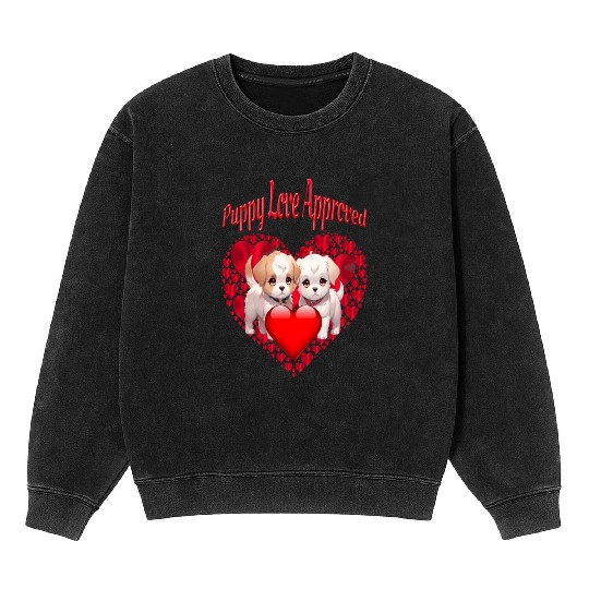 Puppy Love Approved Mineral Wash Sweatshirts