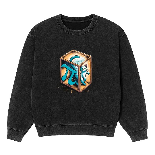 Funny Pi Day 2024 3,14 Pi Number Symbol Math Mineral Wash Sweatshirts