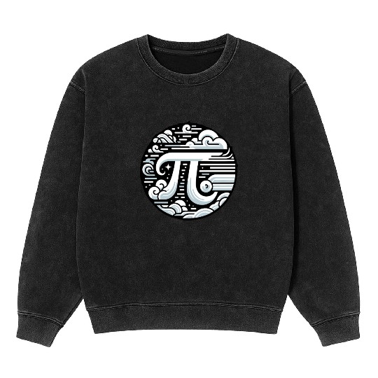 Funny Pi Day 2024 3,14 Pi Number Symbol Math Mineral Wash Sweatshirts
