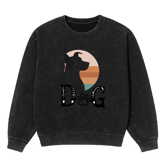 Joyful Tails Unleashing Happi Dogs Mineral Wash Sweatshirts