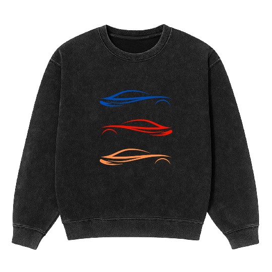 new car Mineral Wash Sweatshirts