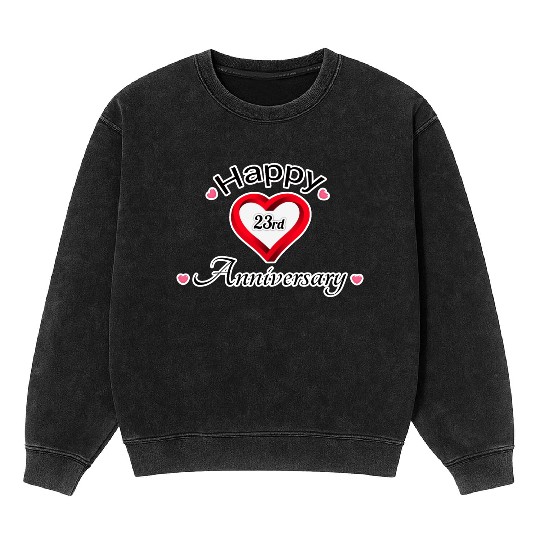 anniversary 23rd Mineral Wash Sweatshirts