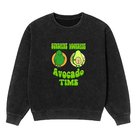 Avocado Time Mineral Wash Sweatshirts