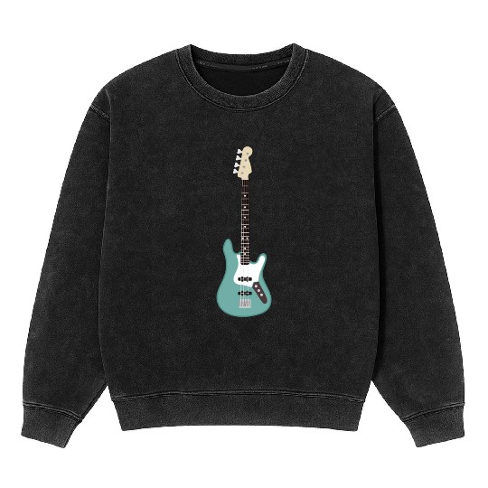Seafoam Green Bass Mineral Wash Sweatshirts
