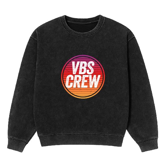 VBS Colorful Bible Vacation School Love Mineral Wash Sweatshirts