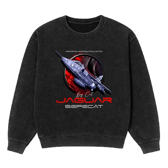 Sepecat Jaguar English French fighterjet Mineral Wash Sweatshirts