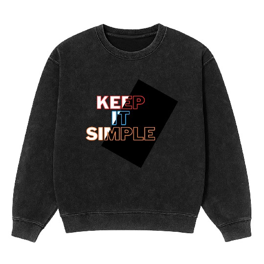 Minimalist Mastery: Keep It Simple Apparel Mineral Wash Sweatshirts
