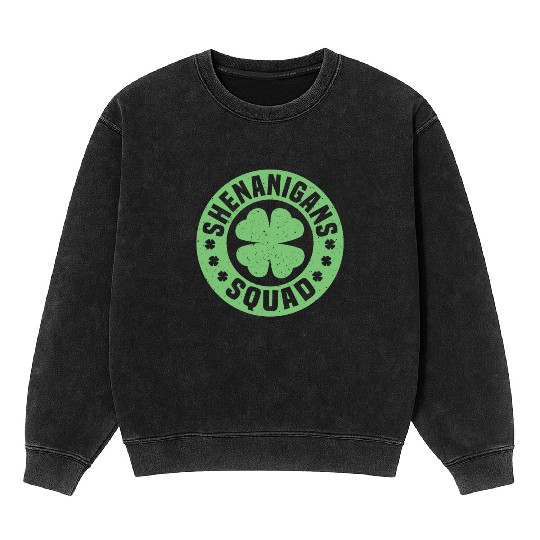 Shenanigans Squad Mineral Wash Sweatshirts