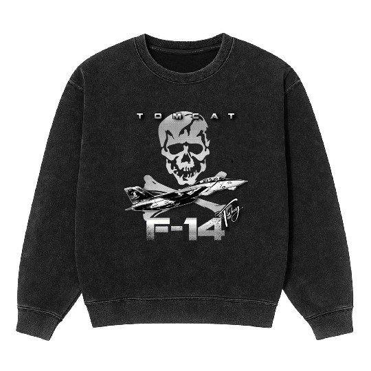 F-14 Tomcat Fighterjet Mineral Wash Sweatshirts