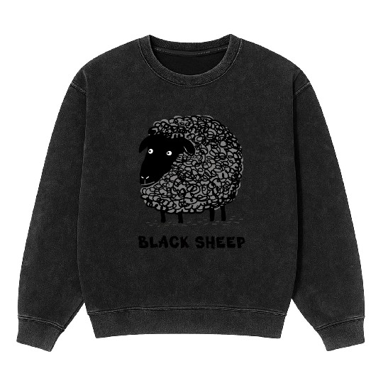 Black Sheep Mineral Wash Sweatshirts