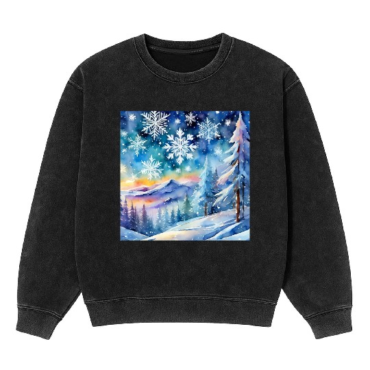 "Winter Warmth Essentials: Mineral Wash Sweatshirts, Tees, & Cups