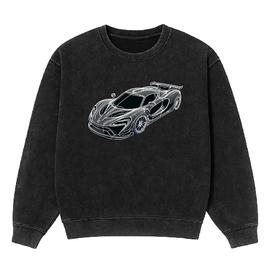 My Car, I Love My Car, Gift fot Him, BlackCar Mineral Wash Sweatshirts