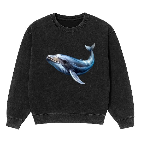 Whale Mineral Wash Sweatshirts
