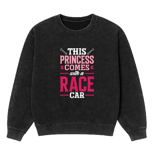 Funny Drag Race Drag Racing Gift Mineral Wash Sweatshirts