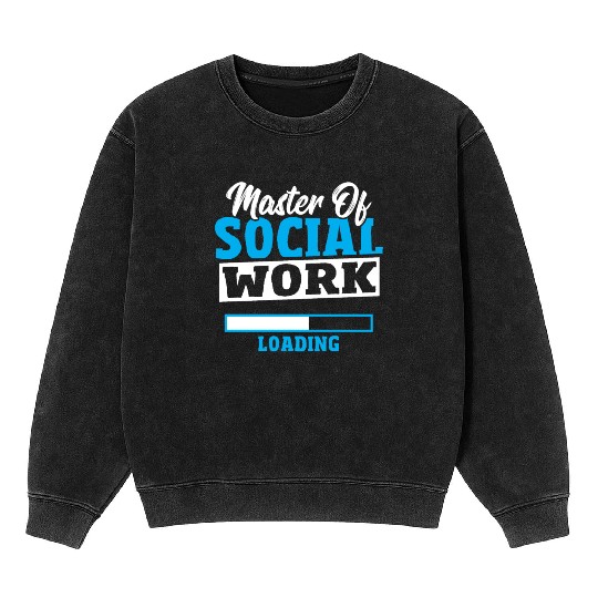 Caseworker Political Science Social Worker Mineral Wash Sweatshirts