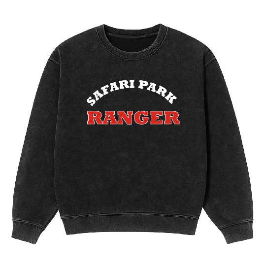 Safari Park Ranger Africa Wilderness Uniform Gift Mineral Wash Sweatshirts