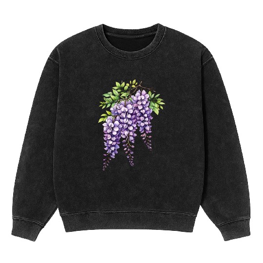 Lilac Mineral Wash Sweatshirts