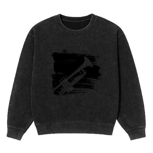 Trumpet Player Mineral Wash Sweatshirts